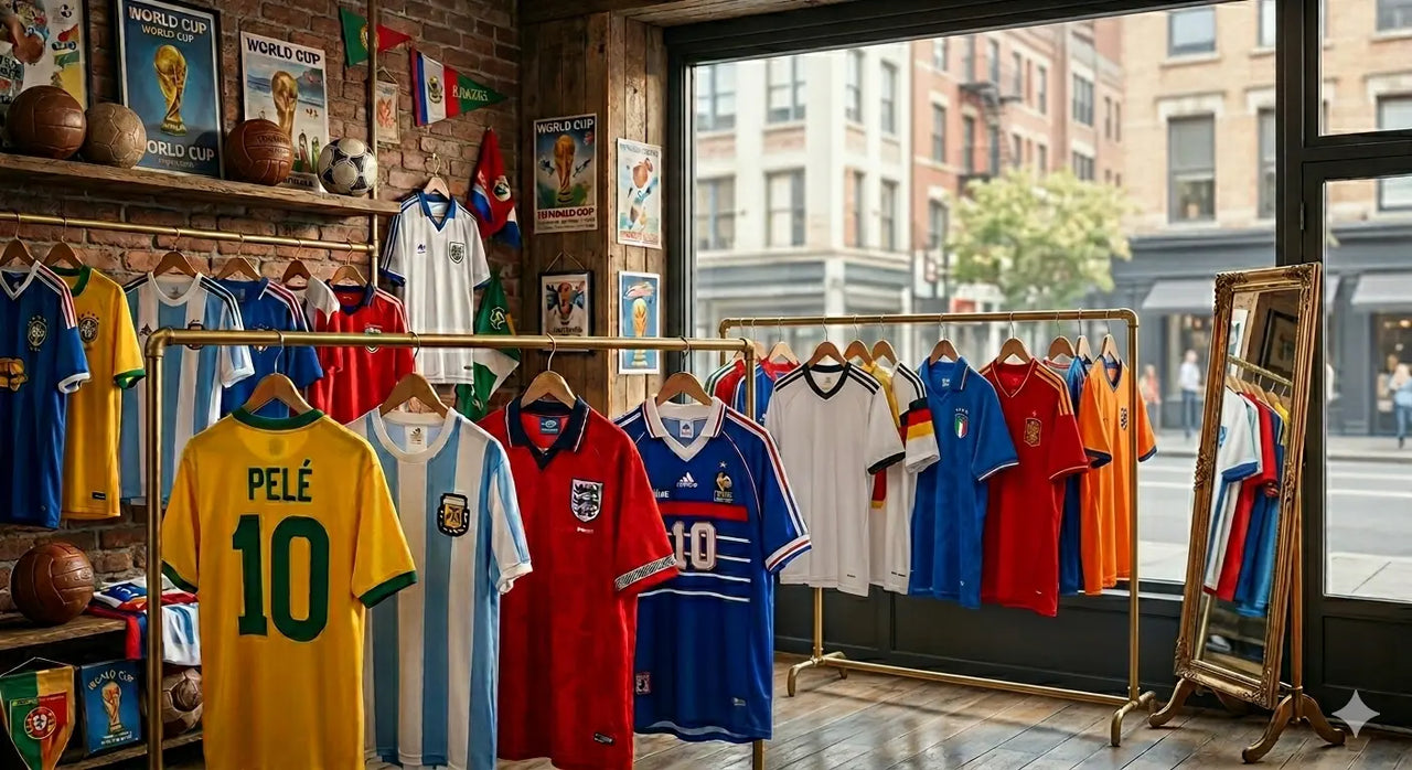 Retro National Team Football Shirts & Classic International Kits
