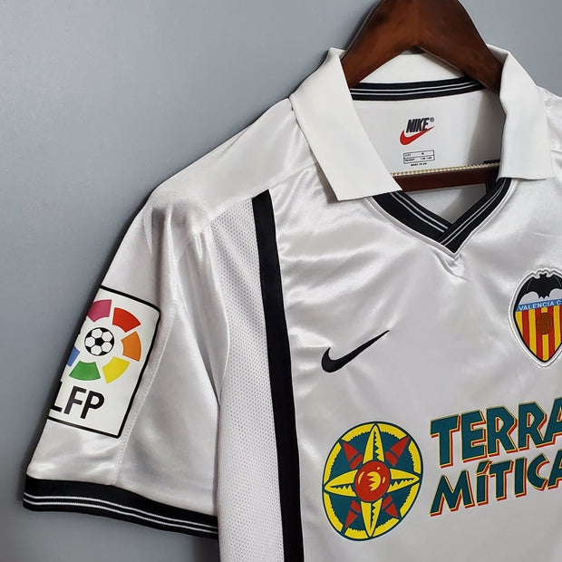 00 - 01 Valencia Home Retro Football Shirt - Footballshirt.online