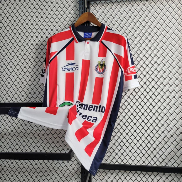 02 - 03 Chivas Home Retro Football Shirt - Footballshirt.online