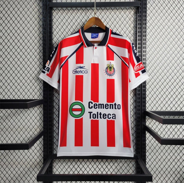02 - 03 Chivas Home Retro Football Shirt - Footballshirt.online