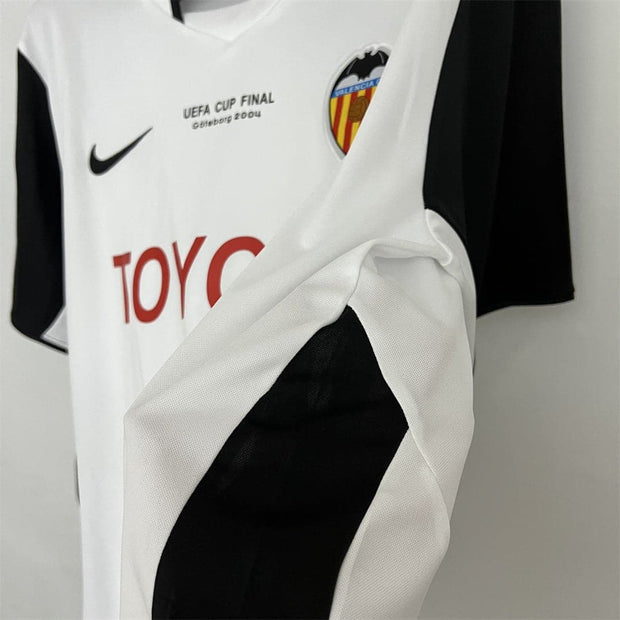 03 - 04 Valencia Home Retro Football Shirt - Footballshirt.online