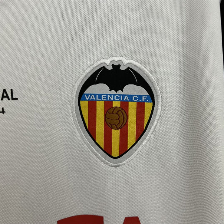 03 - 04 Valencia Home Retro Football Shirt - Footballshirt.online