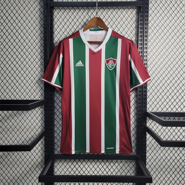 16 - 17 Fluminense fc home retro football t-shirts | soccer jerseys llc - Footballshirt.online