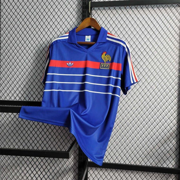 1984 France Home Retro | Footballshirt.online - Footballshirt.online