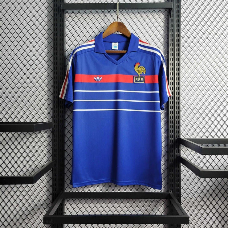 1984 France Home Retro | Footballshirt.online - Footballshirt.online