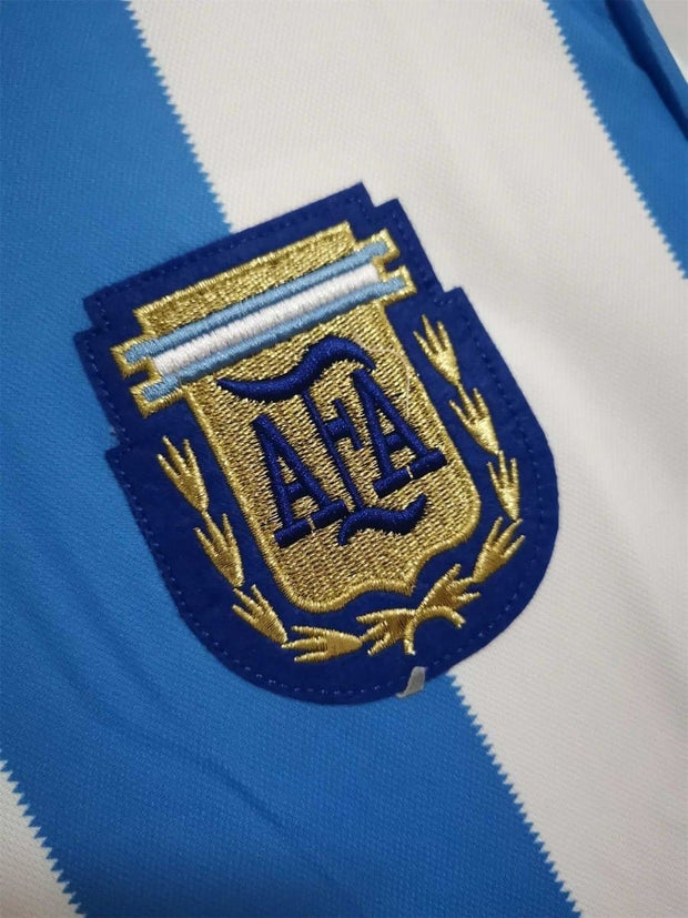 1986 Argentina home retro football t-shirts | football shirt online - Footballshirt.online