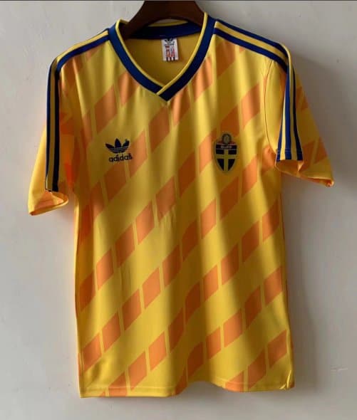 1988 Sweden Home Retro| Footballshirt.online - Footballshirt.online