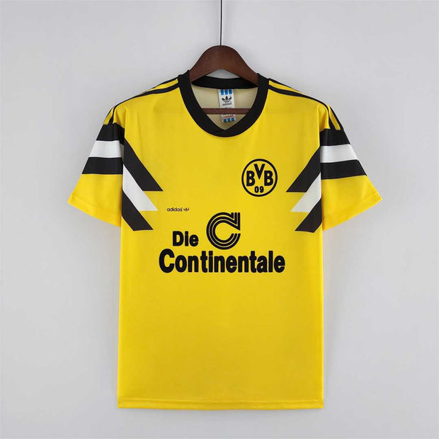 1989 borussia Dortmund Away Home 9 Replica Retro Football T-Shirts - Footballshirt.online