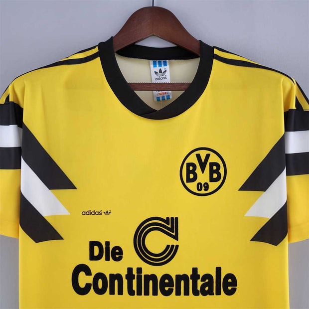 1989 borussia Dortmund Away Home 9 Replica Retro Football T-Shirts - Footballshirt.online