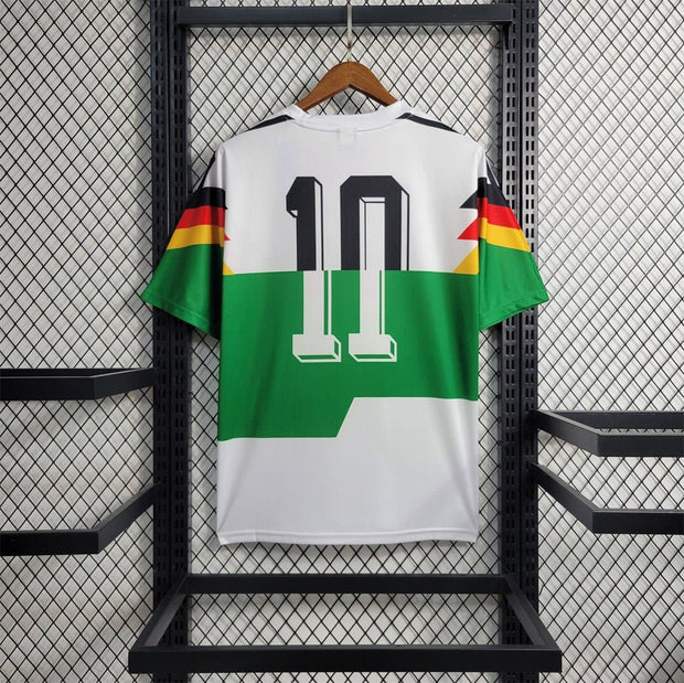 1990 Germany Away Multicolor Retro Vintage Home Football | Footballshirt.online - Footballshirt.online
