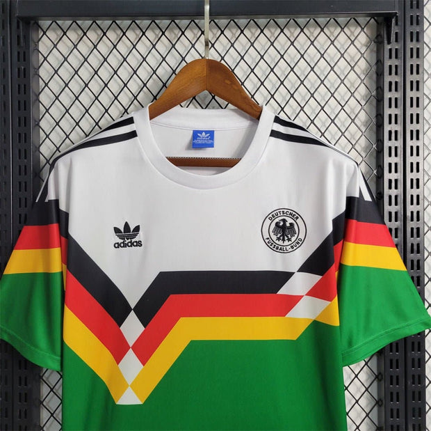 1990 Germany Away Multicolor Retro Vintage Home Football | Footballshirt.online - Footballshirt.online