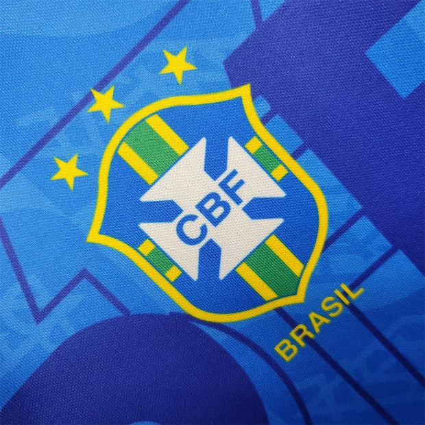 1992 Brazil Classic Blue Away Retro Football Shirts | Footballshirt.online - Footballshirt.online