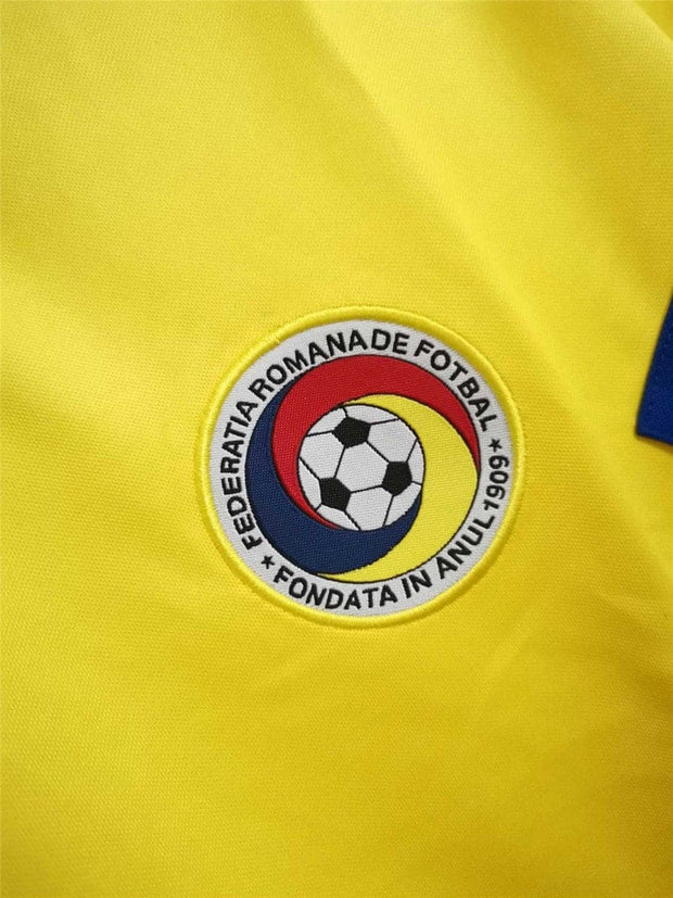 1994 Romania home yellow Retro | Footballshirt.online - Footballshirt.online