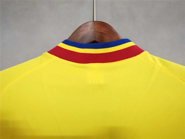 1994 Romania home yellow Retro | Footballshirt.online - Footballshirt.online