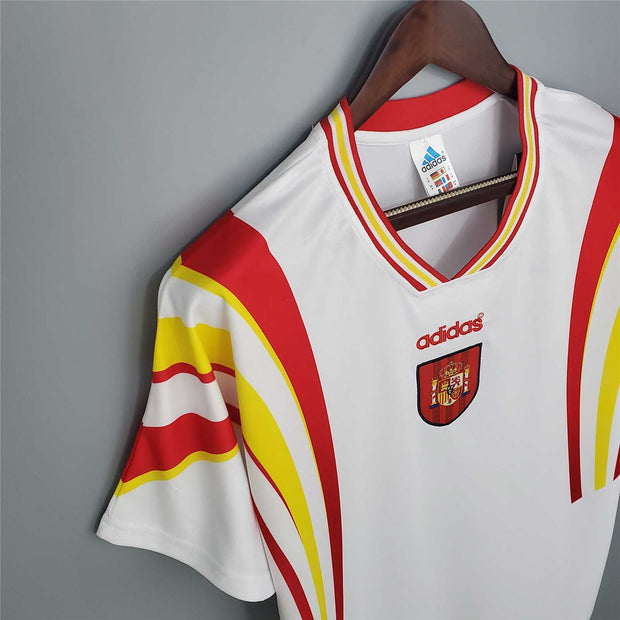 1996 Spain Away Retro | Footballshirt.online - Footballshirt.online