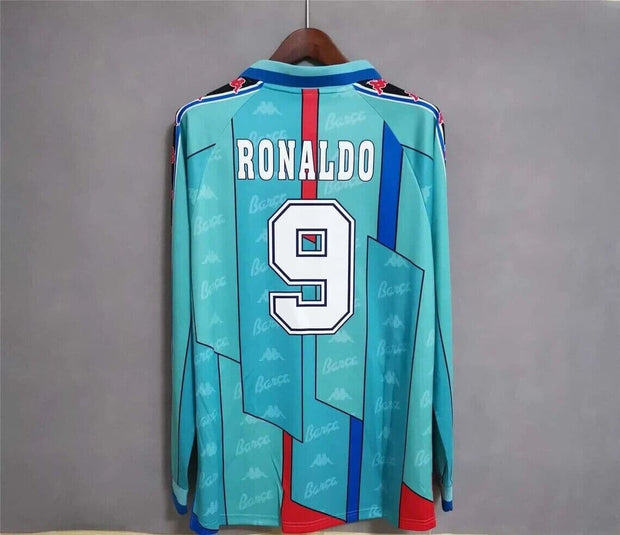 1997 FC Barcelona Cristiano Ronaldo Away Retro Football Shirt - Soccer Jerseys - Footballshirt.online