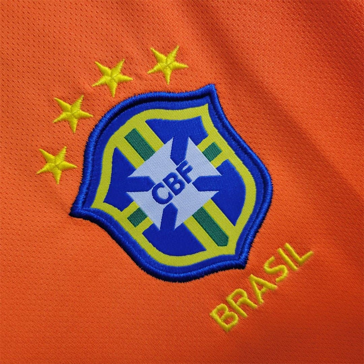 1998 Brazil Goalkeeper Nike Long Sleeve 10 Soccer Jersey| Footballshirt.online - Footballshirt.online