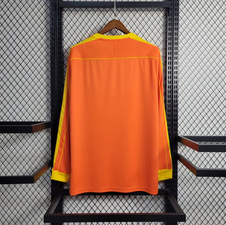 1998 Brazil Goalkeeper Nike Long Sleeve 10 Soccer Jersey| Footballshirt.online - Footballshirt.online