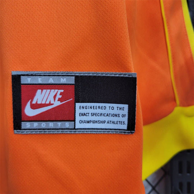 1998 Brazil Goalkeeper Nike Long Sleeve 10 Soccer Jersey| Footballshirt.online - Footballshirt.online