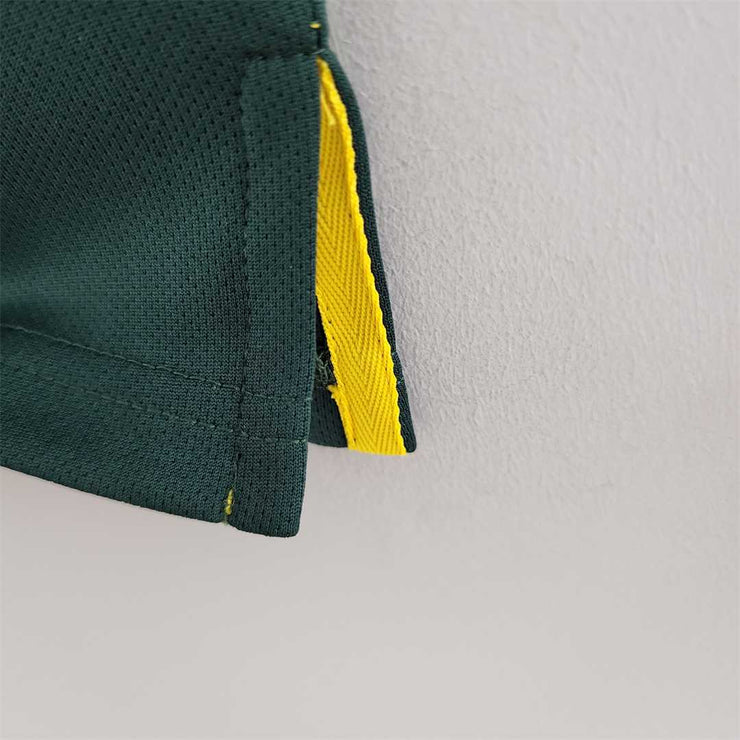 1998 Brazil Nike goalkeeper dark green 12 Retro Soccer Jerseys | Footballshirt.online - Footballshirt.online