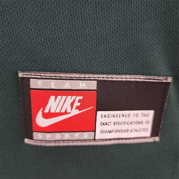 1998 Brazil Nike goalkeeper dark green 12 Retro Soccer Jerseys | Footballshirt.online - Footballshirt.online