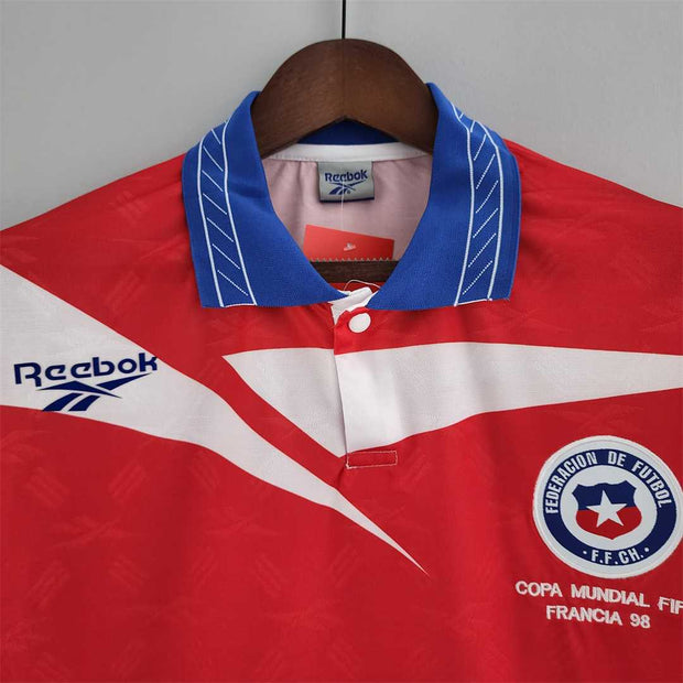 1998 Chile Home Retro Football Shirts | Footballshirt.online - Footballshirt.online