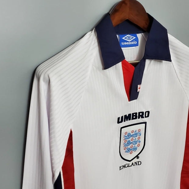 1998 England Home Away long sleeve 13 Retro Vintage | Footballshirt.online - Footballshirt.online