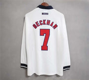 1998 England Home Away long sleeve 13 Retro Vintage | Footballshirt.online - Footballshirt.online