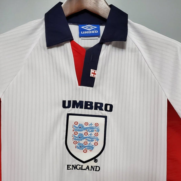 1998 England Home Away long sleeve 13 Retro Vintage | Footballshirt.online - Footballshirt.online