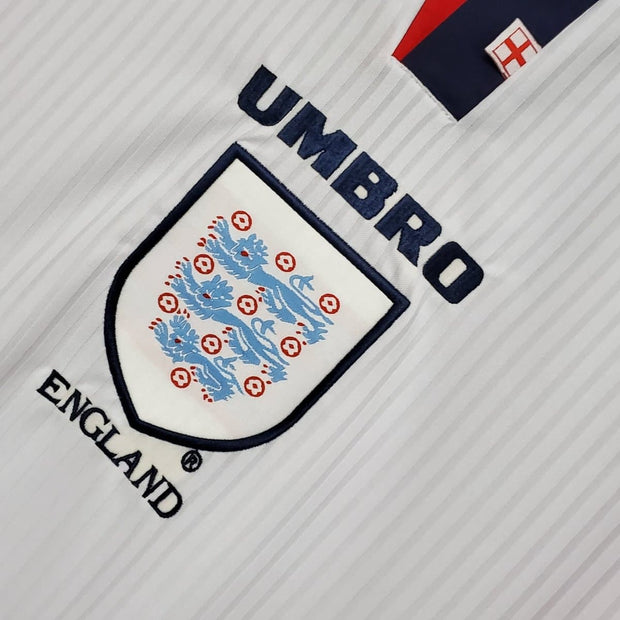 1998 England Home Away long sleeve 13 Retro Vintage | Footballshirt.online - Footballshirt.online