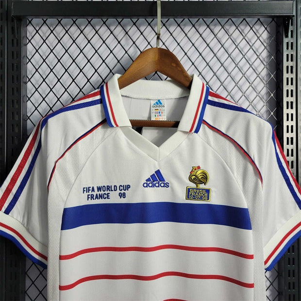 1998 France Away Retro | Footballshirt.online - Footballshirt.online