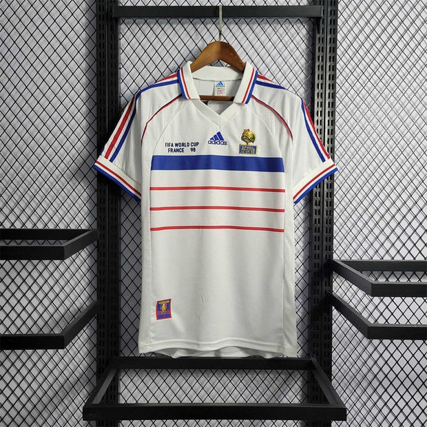 1998 France Away Retro | Footballshirt.online - Footballshirt.online