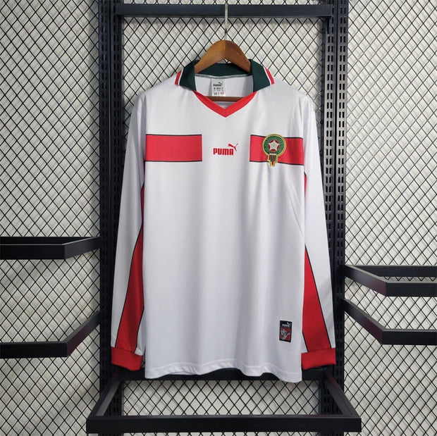 1998 Morocco Puma Away long sleeve 7 Football Shirts - Soccer Jerseys - Footballshirt.online