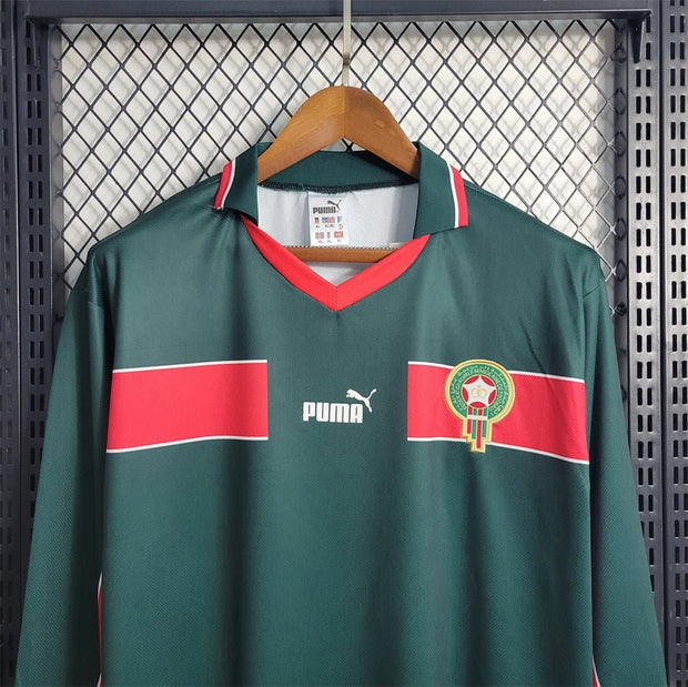 1998 Morocco Puma Home Away long Retro Football Shirt - Soccer Jerseys - Footballshirt.online