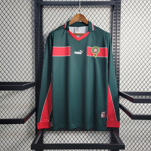 1998 Morocco Puma Home Away long Retro Football Shirt - Soccer Jerseys - Footballshirt.online