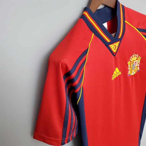 1998 Spain Home Retro | Footballshirt.online - Footballshirt.online