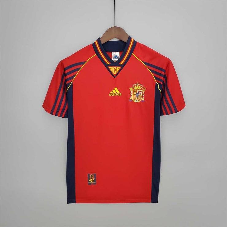 1998 Spain Home Retro | Footballshirt.online - Footballshirt.online