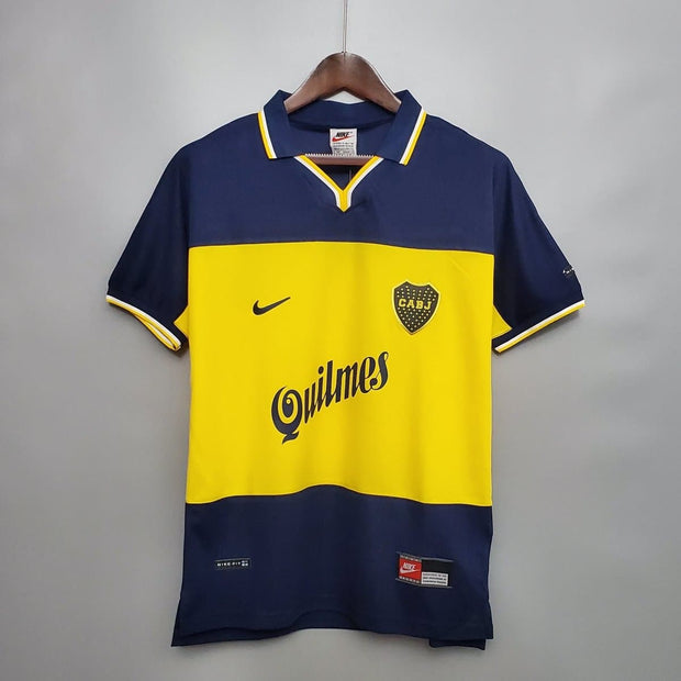 1999 Boca Juniors Old Home Away Retro Vintage Soccer Jerseys - Footballshirt.online