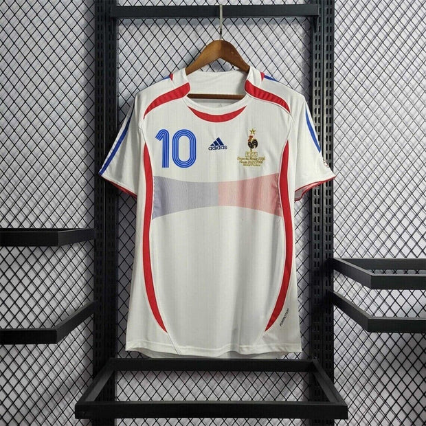 2006 France Zidane 10 Away Retro Shirt | Footballshirt.online - Footballshirt.online