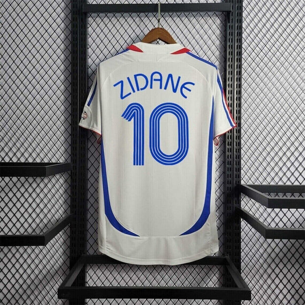 2006 France Zidane 10 Away Retro Shirt | Footballshirt.online - Footballshirt.online