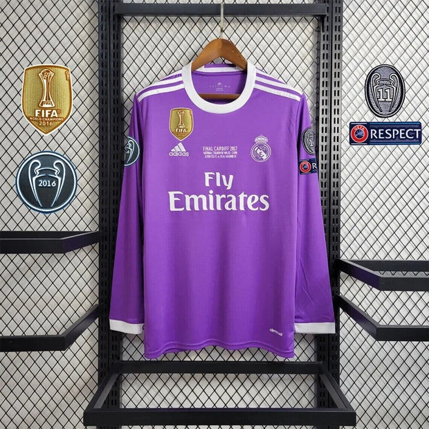 2016 - 2017 Real Madrid Cristiano Ronaldo 7 Away Retro Soccer Jerseys| Footballshirt.online - Footballshirt.online