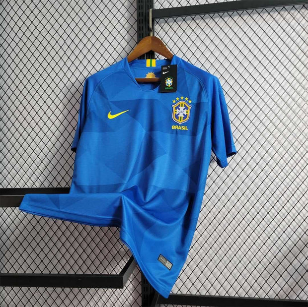 2018 Brazil Away Retro Football Shirt | Footballshirt.online - Footballshirt.online