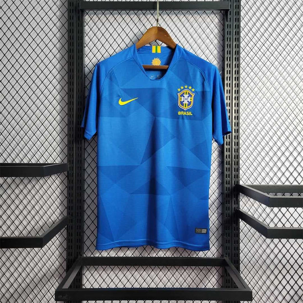 2018 Brazil Away Retro Football Shirt | Footballshirt.online - Footballshirt.online
