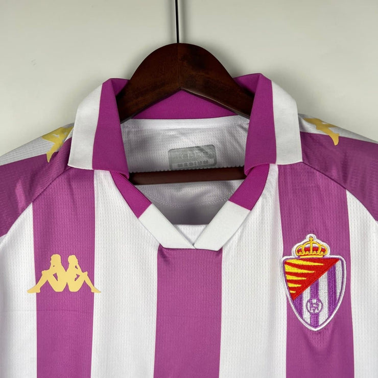 23 - 24 Real Valladolid Home Retro Football Shirt - Footballshirt.online