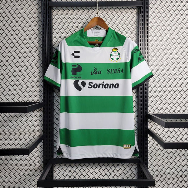 23 - 24 Santos Laguna Home Retro Football Shirt - Footballshirt.online