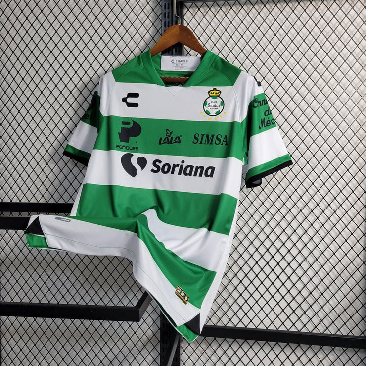 23 - 24 Santos Laguna Home Retro Football Shirt - Footballshirt.online