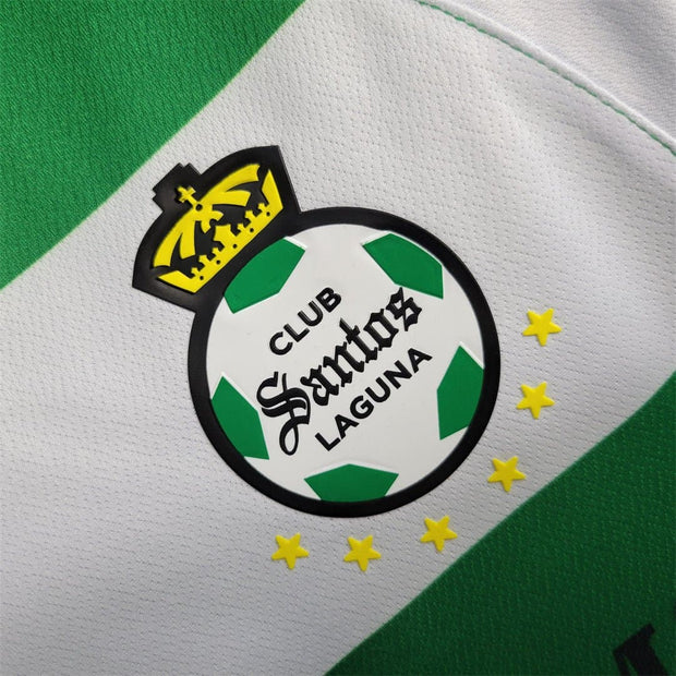 23 - 24 Santos Laguna Home Retro Football Shirt - Footballshirt.online