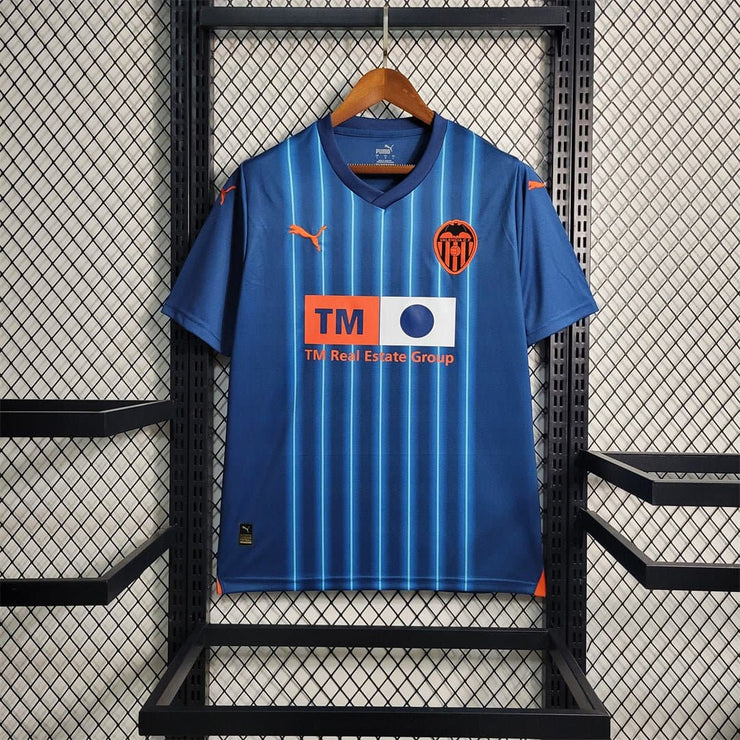 23 - 24 Valencia Away Retro Football Shirt - Footballshirt.online