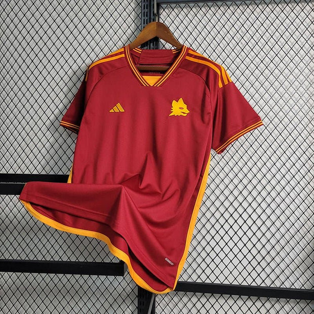 23/24 ROMA Home Retro Football Shirt - Footballshirt.online