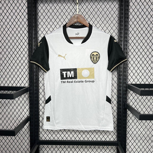 24 - 25 Valencia Home Retro Football Shirt - Footballshirt.online